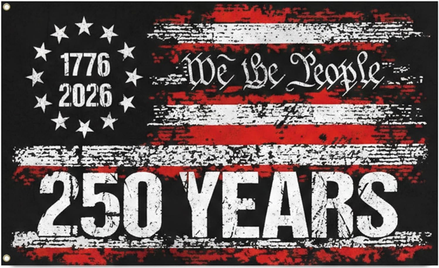 250 Years America Flag, 3X5 Ft, USA 250Th Anniversary Patriotic Design,1776-2026