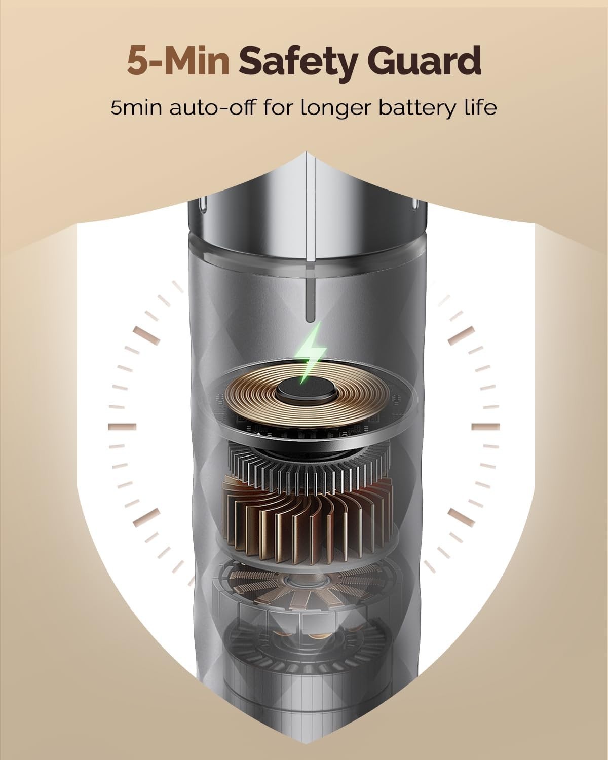 LunaFro 2.0 Stepless Speed Handheld Frother – Perfect for Cappuccinos & More