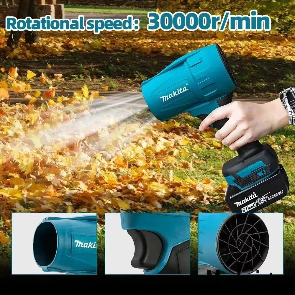 Makita Style Turbo Jet Blower 30000 RPM | 18V Electric Air Duster No Battery