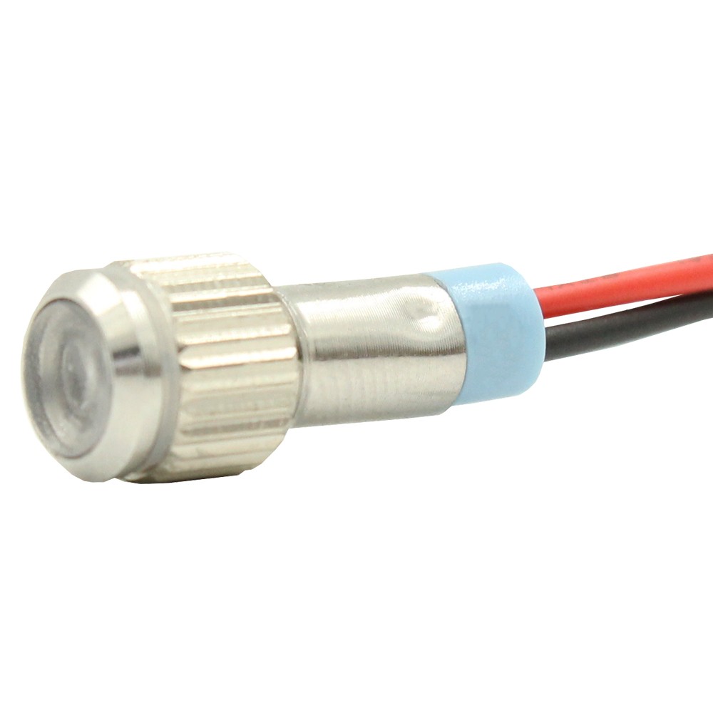 12v 6mm LED PILOT DASH POWER Indicator Light – Aluminium suit Dash Warning Lamp