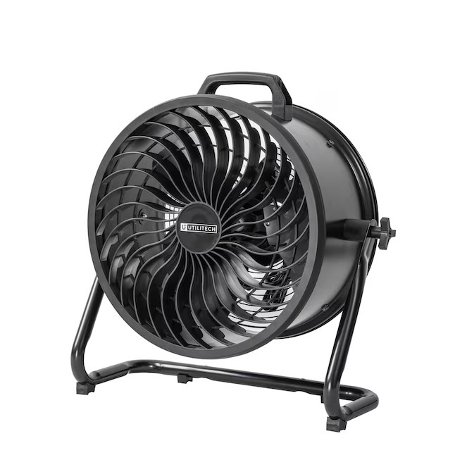 SALE- Utilitech 16-in High Velocity Indoor Floor Fan, in Black