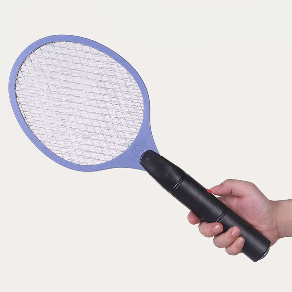 Bug Zapper Racket Fly Swatter Mosquito Bat Wasp Electric Insect Pest Killer Trap