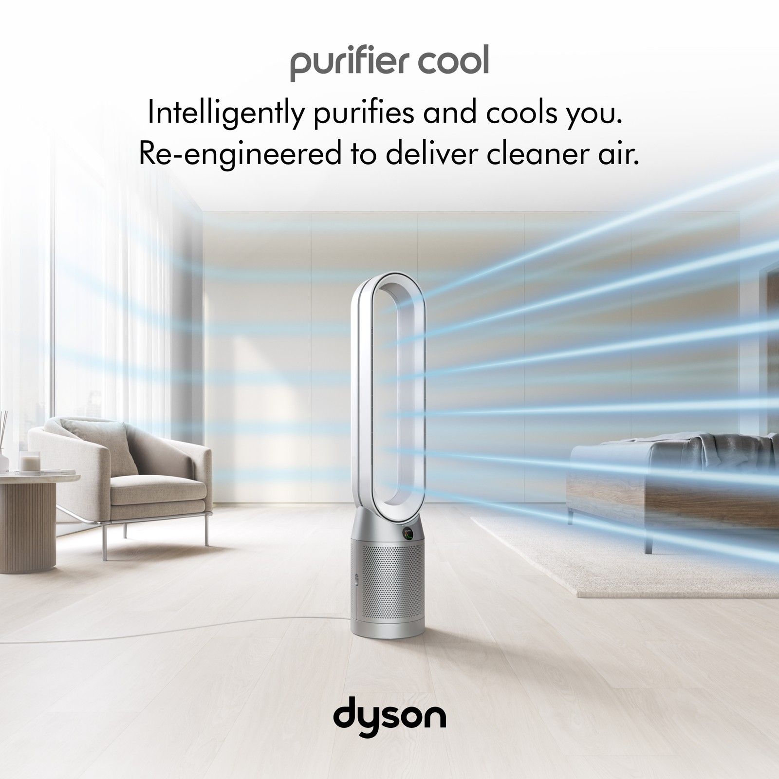Dyson TP07 Purifier Cool™ Connected Fan | Black | Refurbished