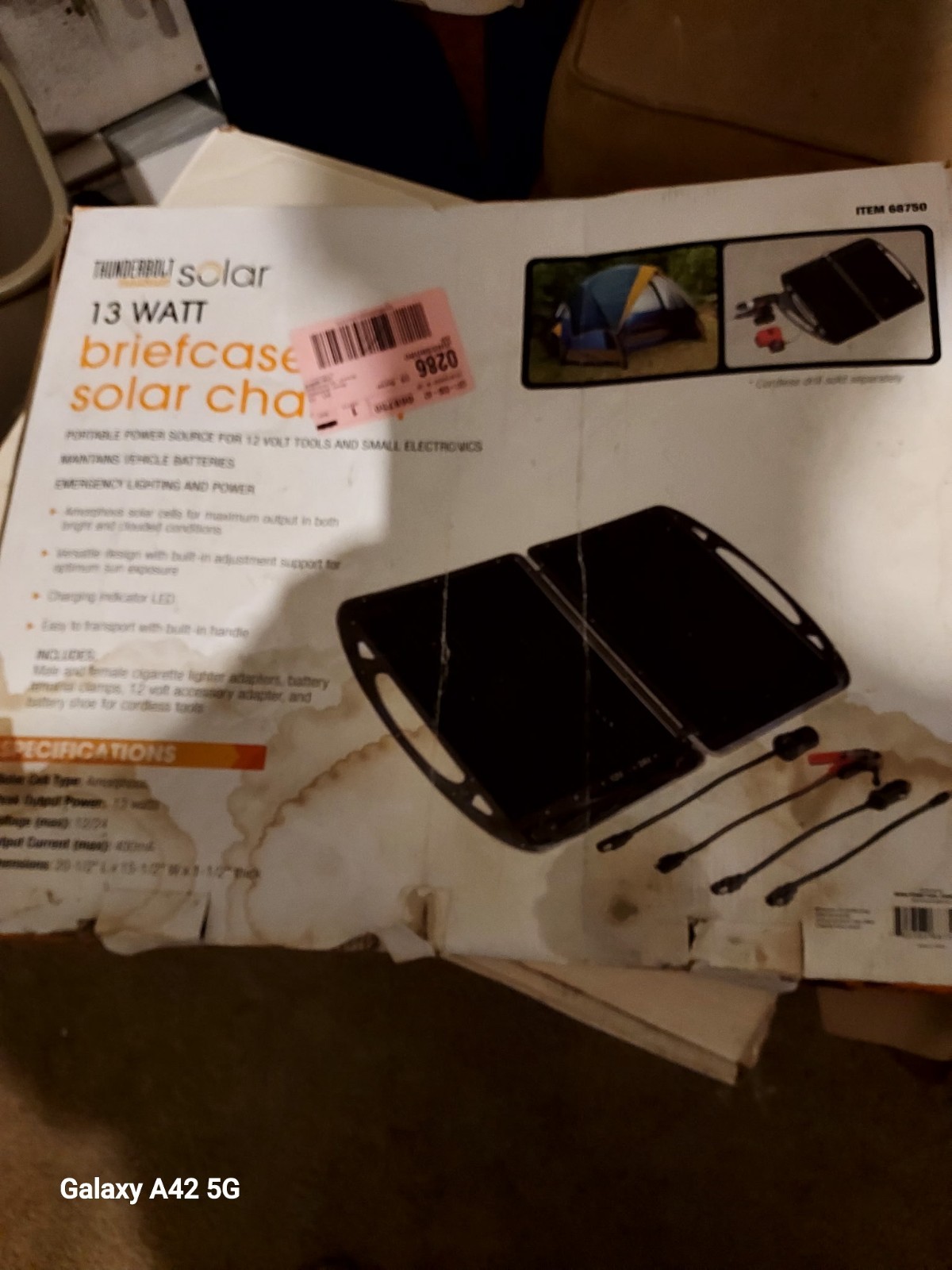 13 watt Solar Charger Briefcase