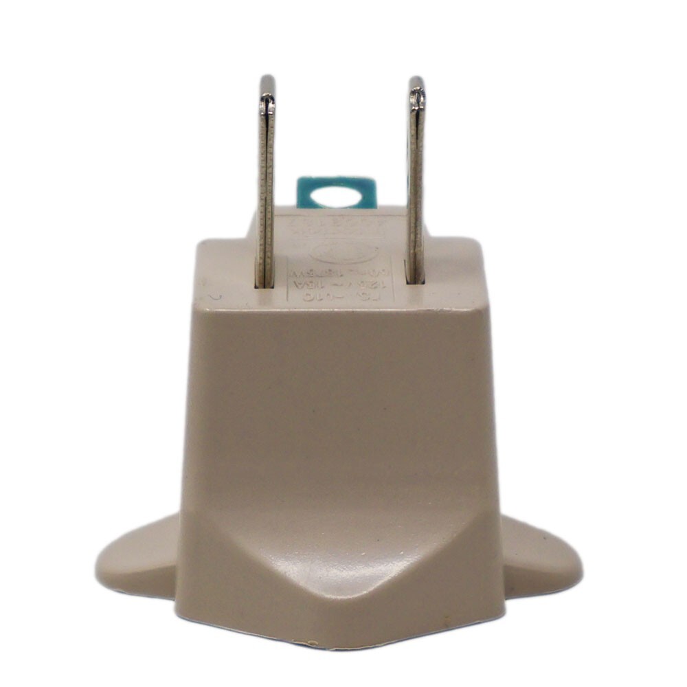 5 Pieces Electrical Grounding Adapter 3 Prong to 2 Prong Plug AC ETL Listed 125V