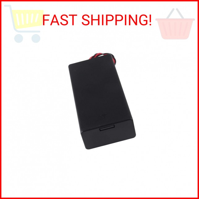 2Pcs18650 Battery Storage Case 2 Slots x 3.7V for 2×18650 Batteries Holder Box C