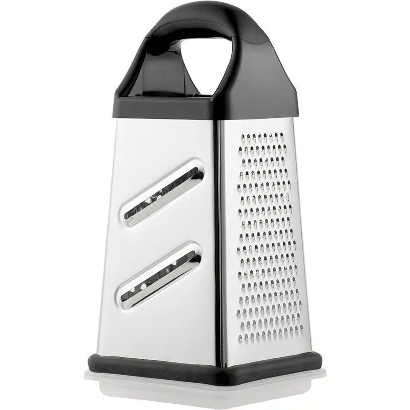 4-Sided Stainless Steel Box Grater Cheese Vegetable Slicer Kitchen Tool