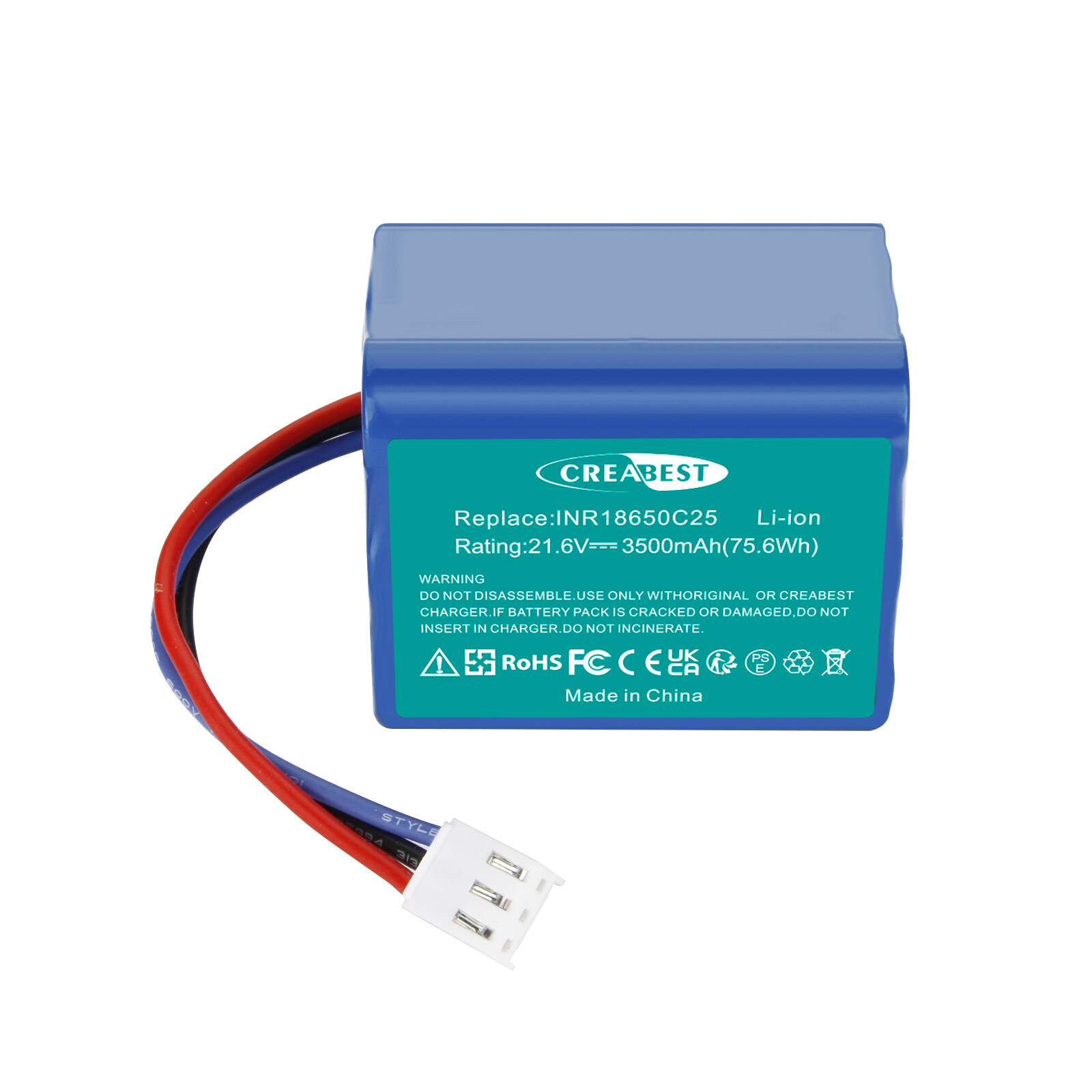 21.6V 3.5Ah Battery For Philips FC6721 FC6722 FC6723 FC6725/01 FC6726/01 FC6729