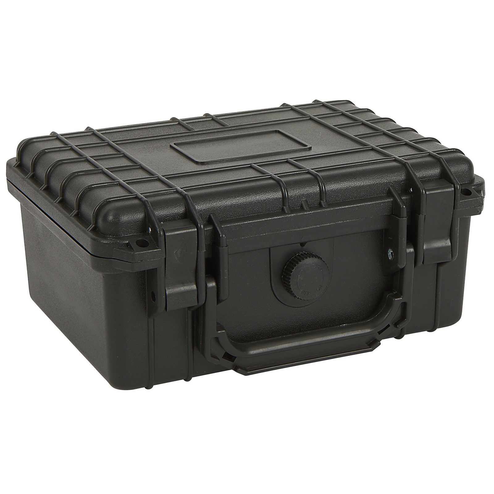 Strongway 9in. Plastic Storage Box, Water Resistant, Black