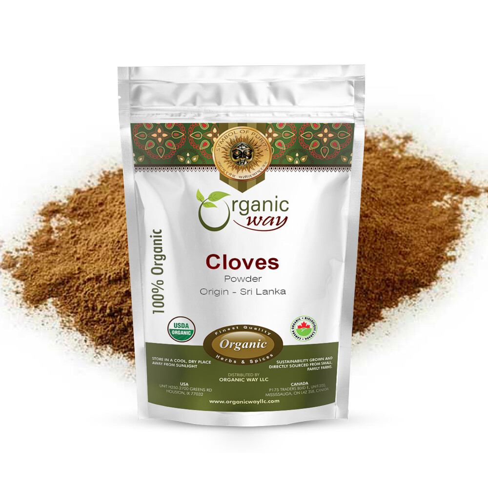 Organic Way Cloves Powder – Aromatic Spice | Organic, Kosher & USDA Certified