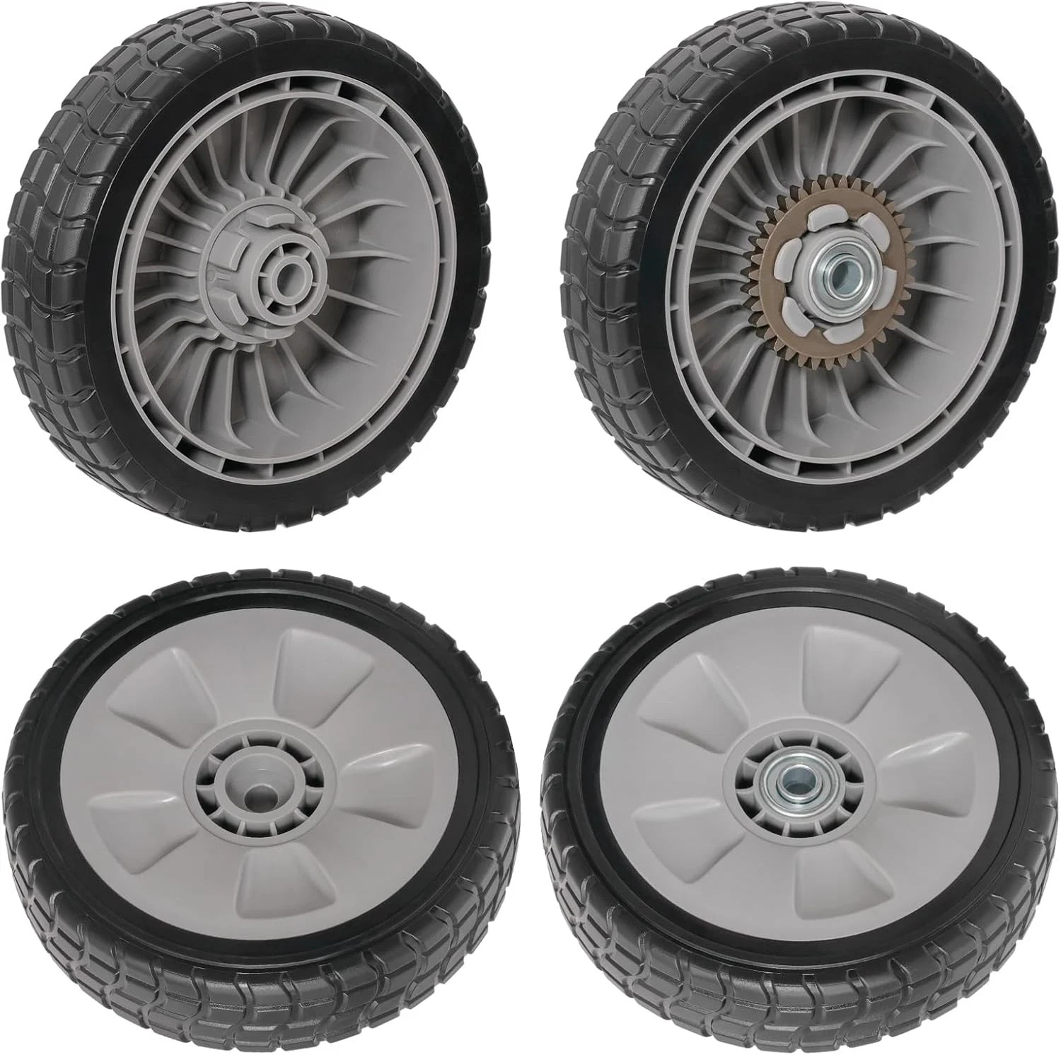 4 Pcs 8″ Lawn Mower Wheels Compatible with Honda HRR216 HRS216 HRT216 Lawn Mower