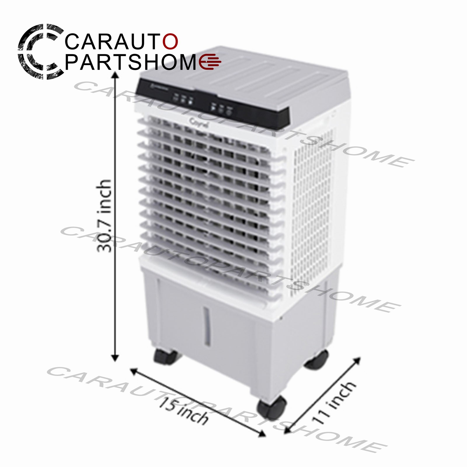 Evaporative Swamp Cooler w/ 5.3 Gallon Water Tank Cooling Tower Fan for Outdoor