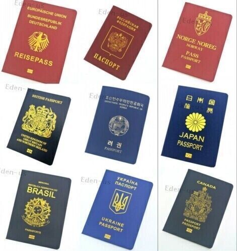46 Countries Passport Notebook Movie Props Student Imitation Travelling Diary