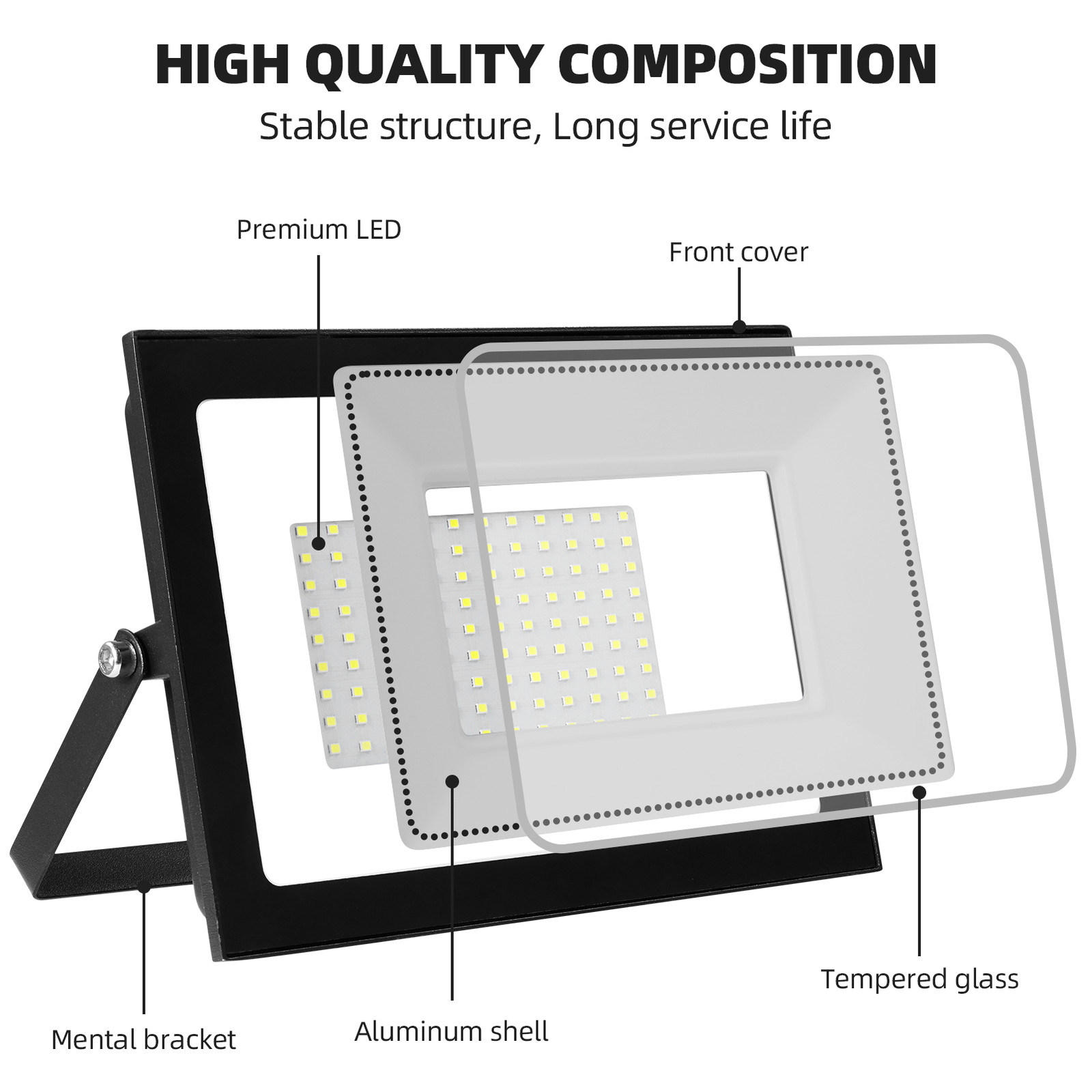 LED Flood Light 10W-500W Watt Spotlight Security Yard Garden Outdoor IP66 Lamps