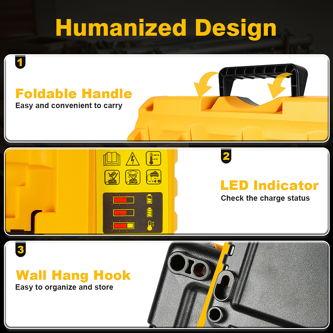For Genuine DEWALT DCB104 20V MAX Multi-Port Fast Charger or/4X DCB205 Batteries