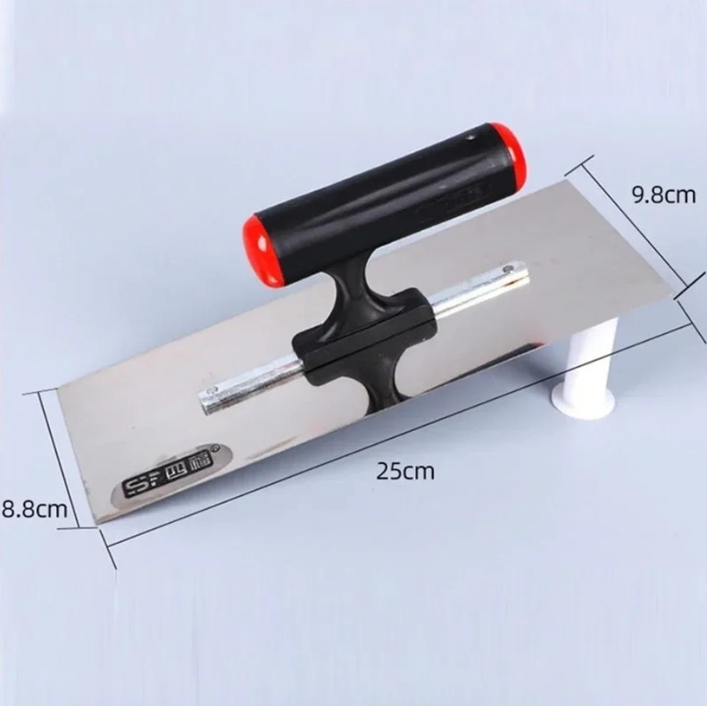 1pc Stainless Steel Plastering Trowel Cement Drywall Scraping Finishing Tool