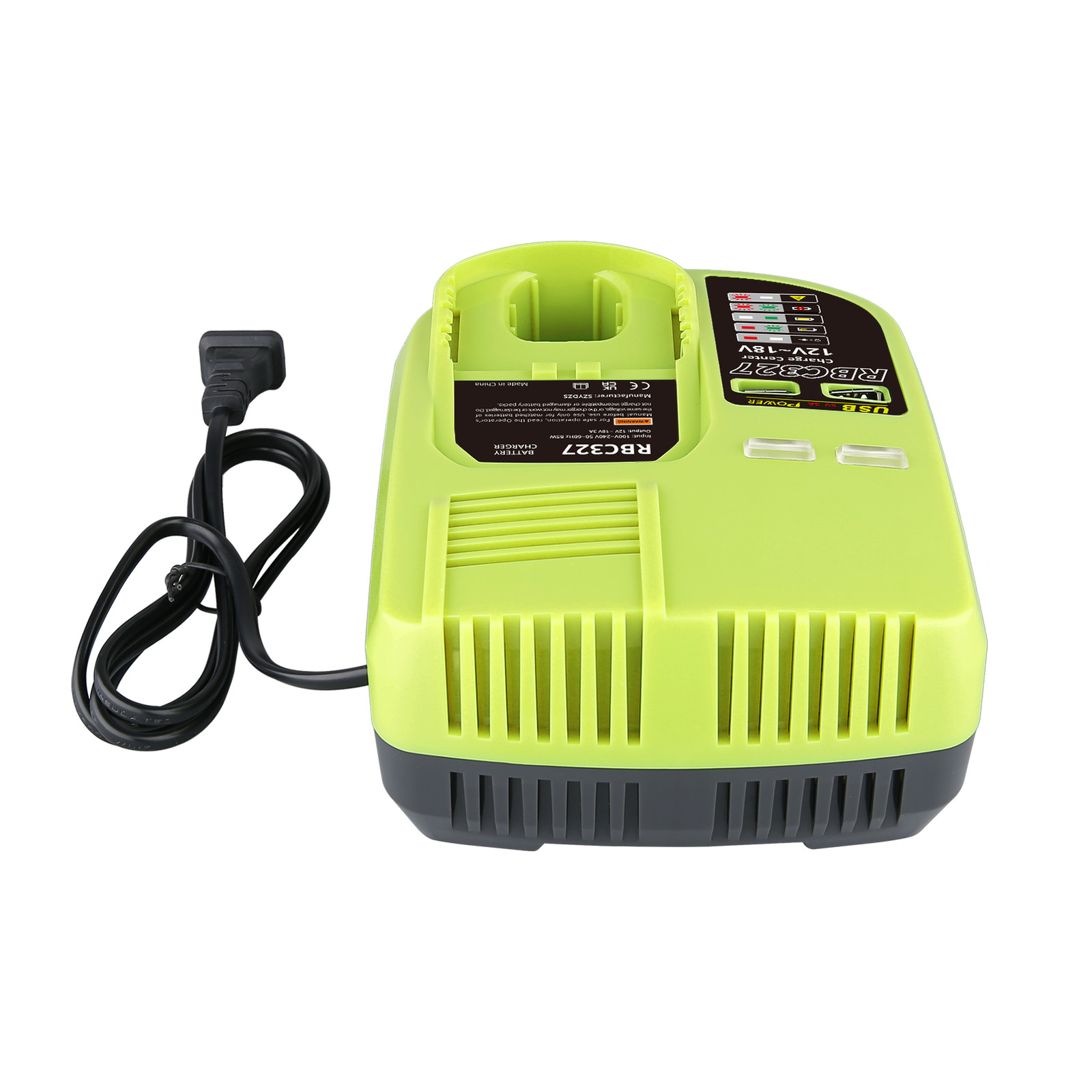 P117 Fast Charger For RYOBI For One+ Plus P108 18V High Capacity Lithium Battery