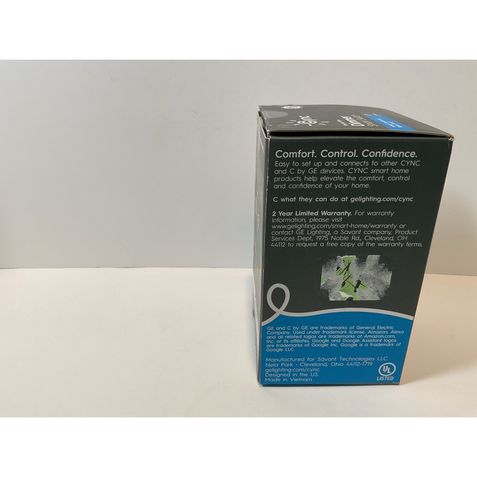 GE Cync Neutral Wire Dimmer Smart Switch Wi-Fi No Hub Voice Control Google Alexa