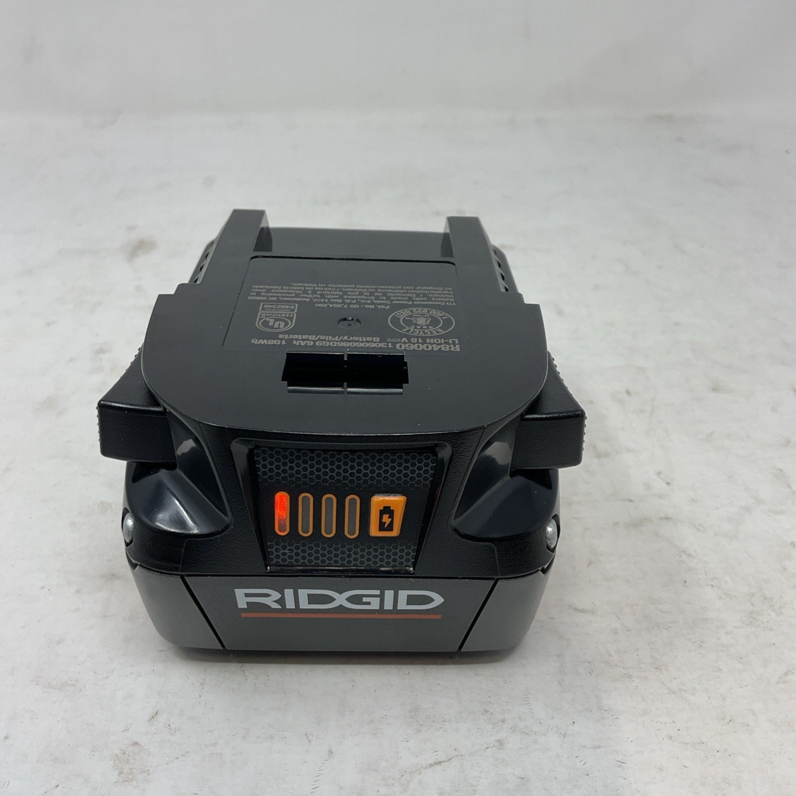 Ridgid 18V Volt Max Output 6 Ah Lithium Ion Battery Model R840060