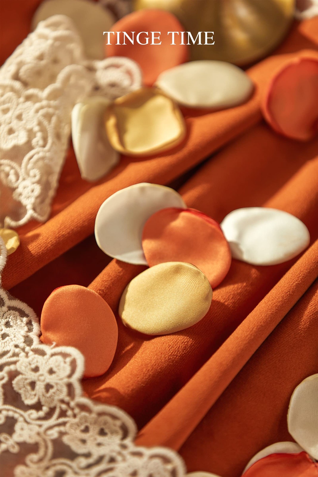 400pcs Silk Rose Petals Burnt Orange Flower Petals for Wedding, Flower Girl B…
