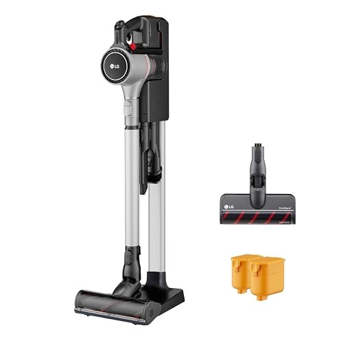 LG CordZero Cordless Stick Vacuum, 2 Batteries, 120 Min Run Time, A926KSM – GRAY