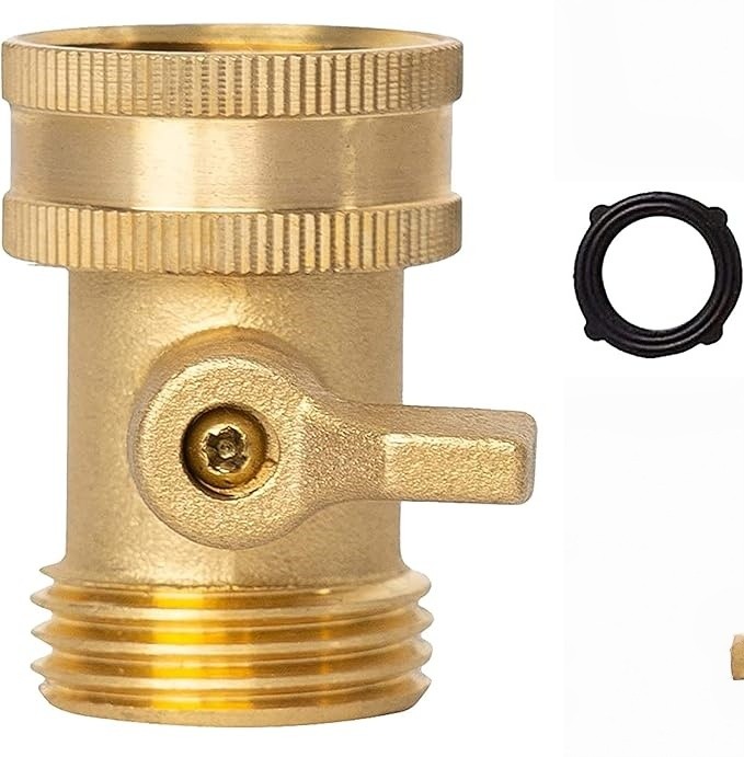 1/2/4x Heavy Duty Solid Brass Garden Hose Shut Off Valve 3/4 Inch Hose Connector