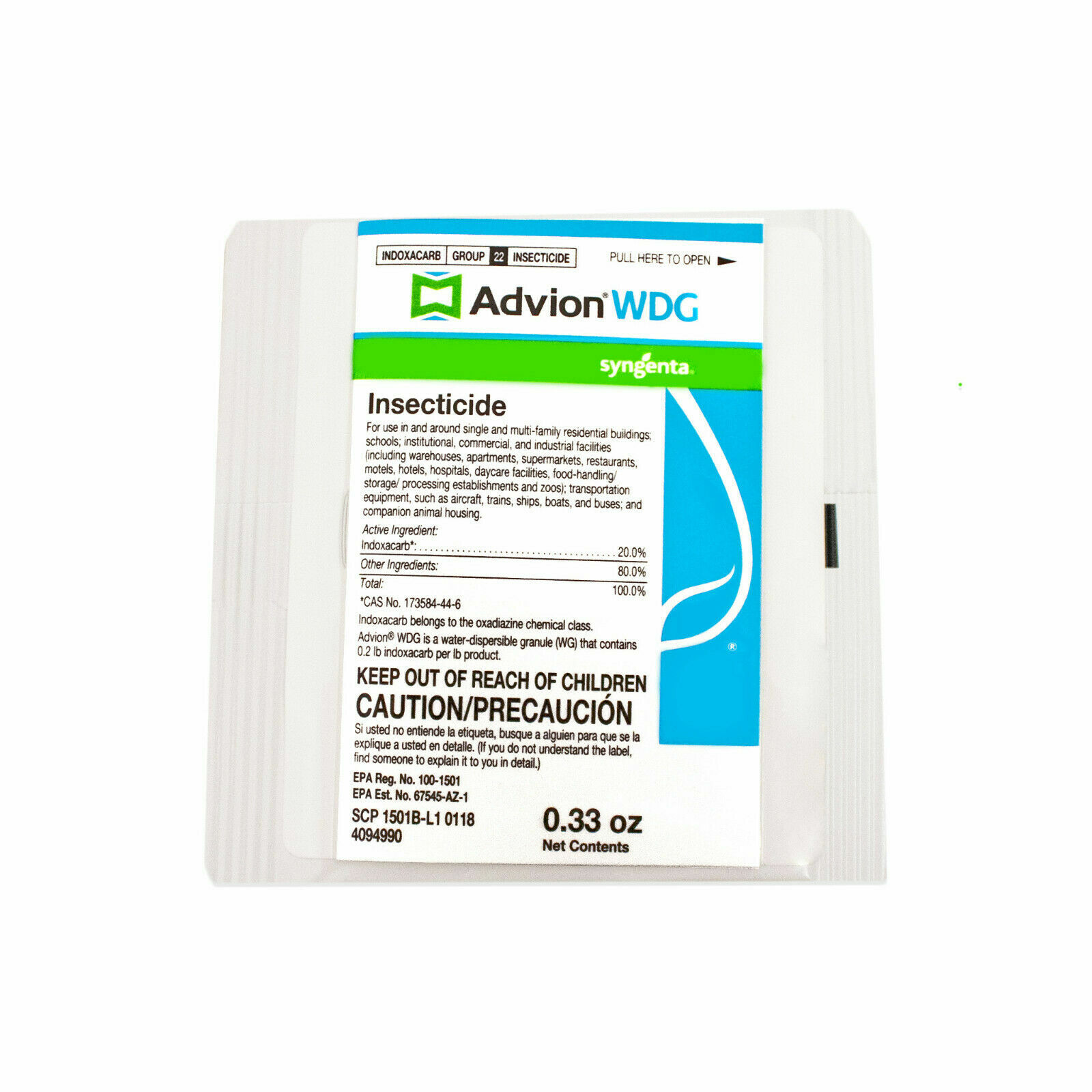 Syngenta WDG Insecticide Roach Insect Killer (0.33 oz) Mks 1 GL