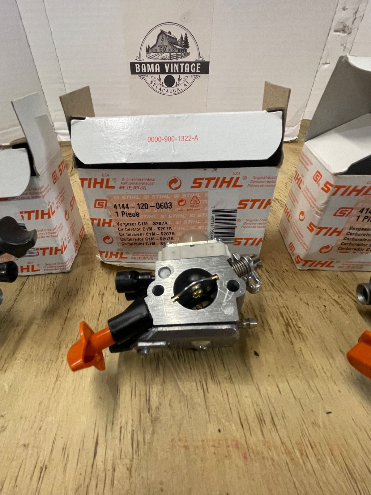 Lot of 3 NOS STIHL carbs