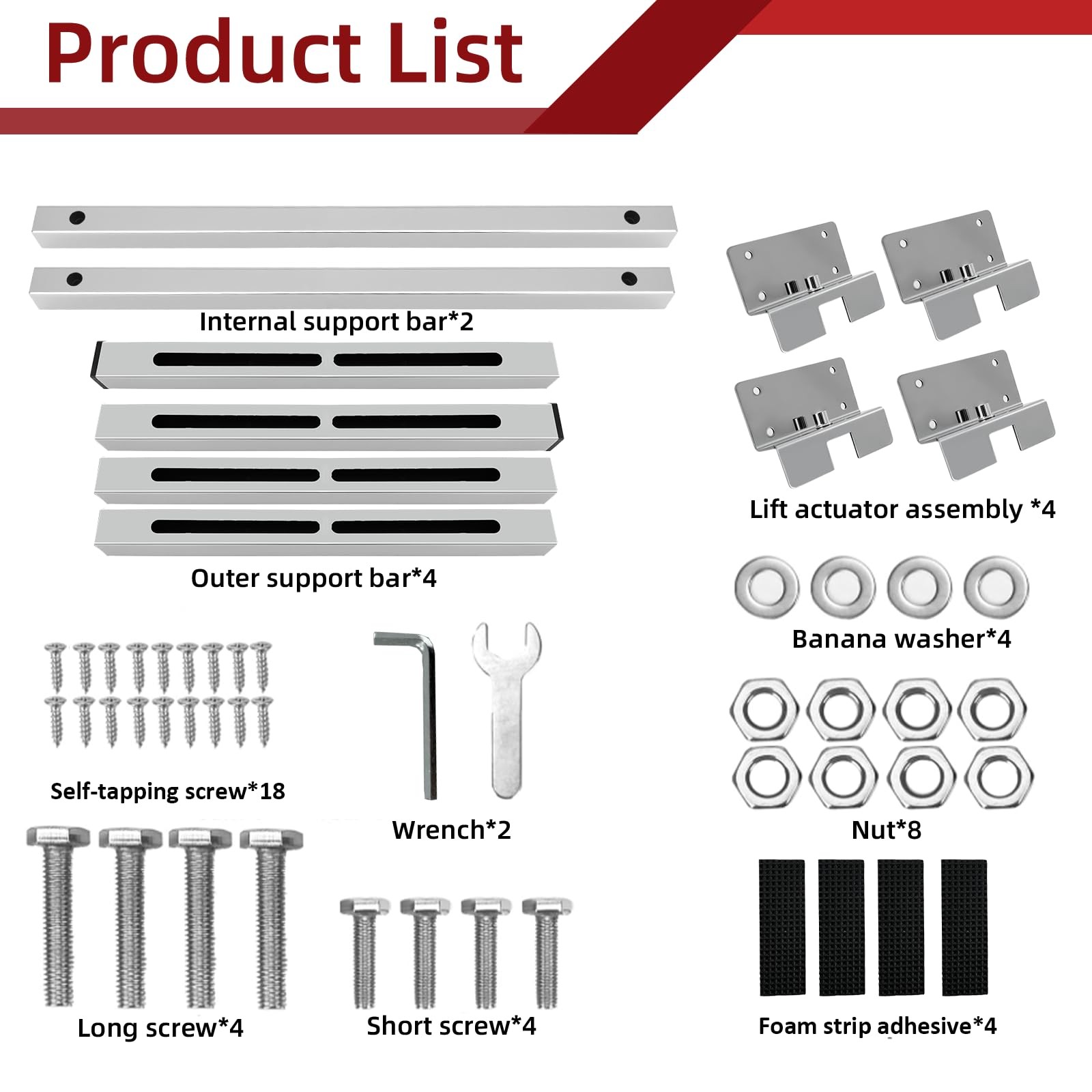 Undermount Sink Brackets, Adjustable Undermount Sink Supports, Stainless Stee…