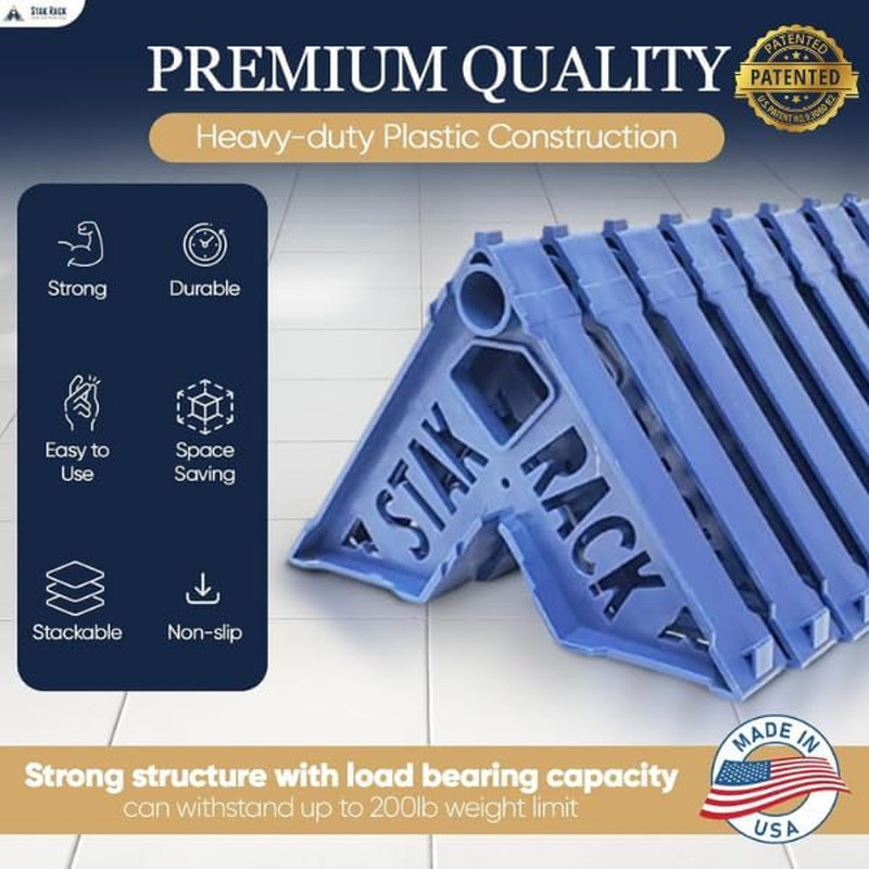 Stak Rack | 6 in 1 Painter’S Accessory Tool | Stacking Design | Paint Interior o