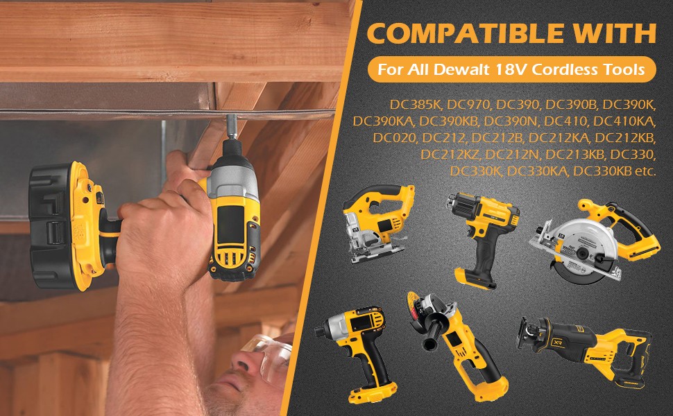 2/1PACK 7AH 18V Replace For Dewalt 18VOLT XRP DC9096 DC9098 Ni-MH Battery DC9099