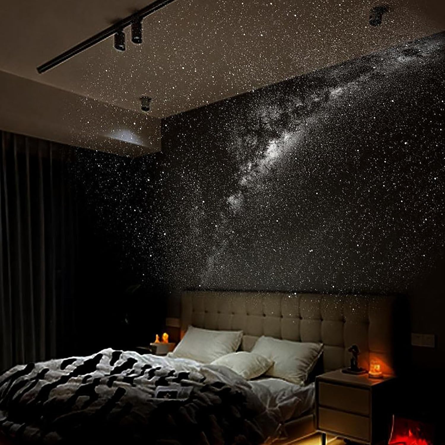 Starry Sky Aurora Galaxy Projector Night Light HD 360° Rotating LED Mood Lamp