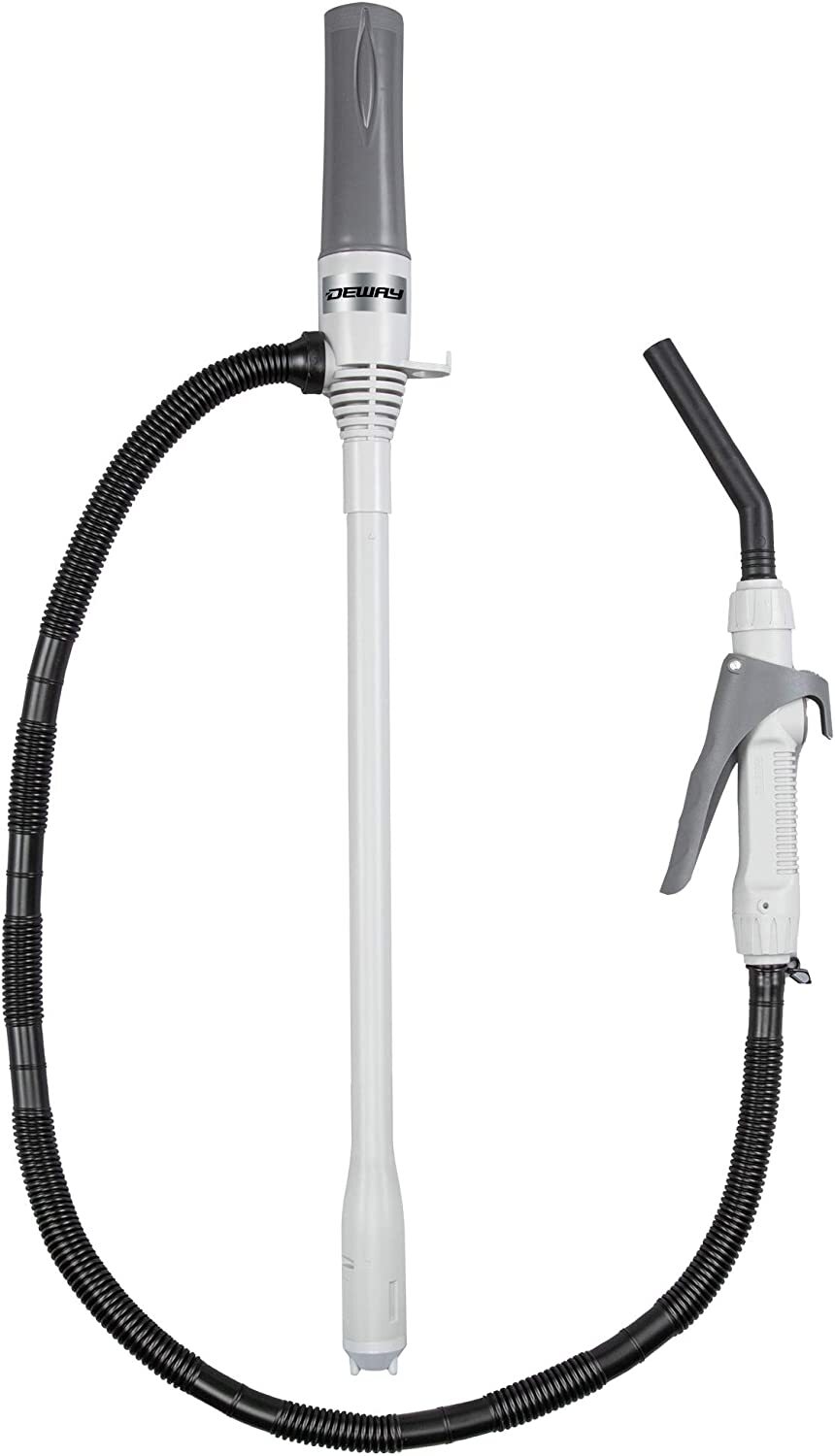 DEWAY Automatic Battery Powered Fuel Transfer Pump w/ Nozzle