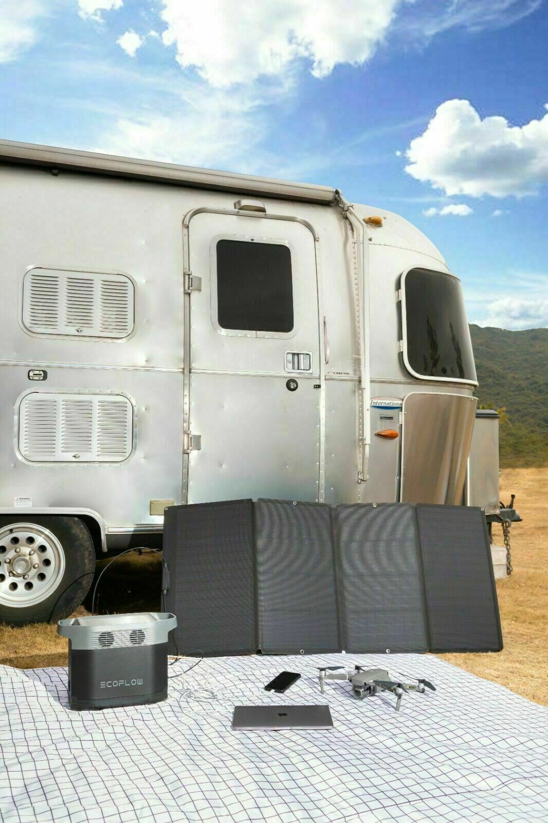 EcoFlow 160W Portable Solar Panel for Power Station for Camping RVs Refurbished