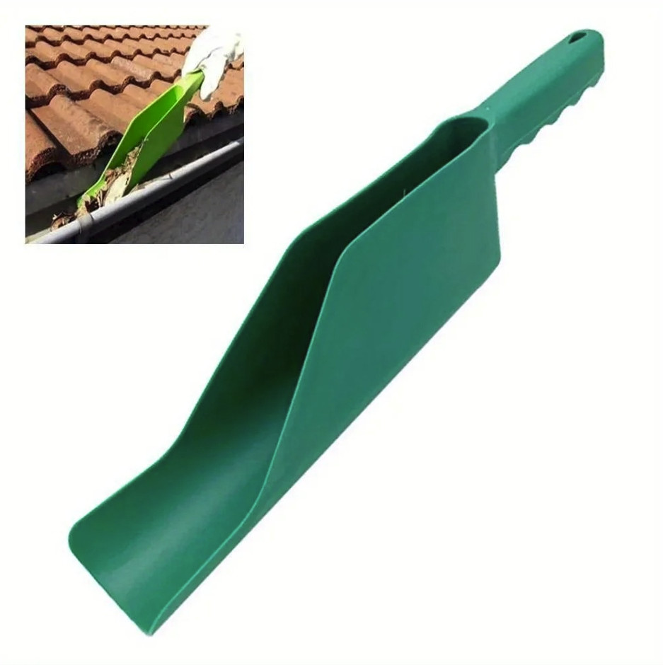 1pc Gutter Cleaning Scoop: Roof Leaf Dirt Debris Remover Garden Tool – NEW