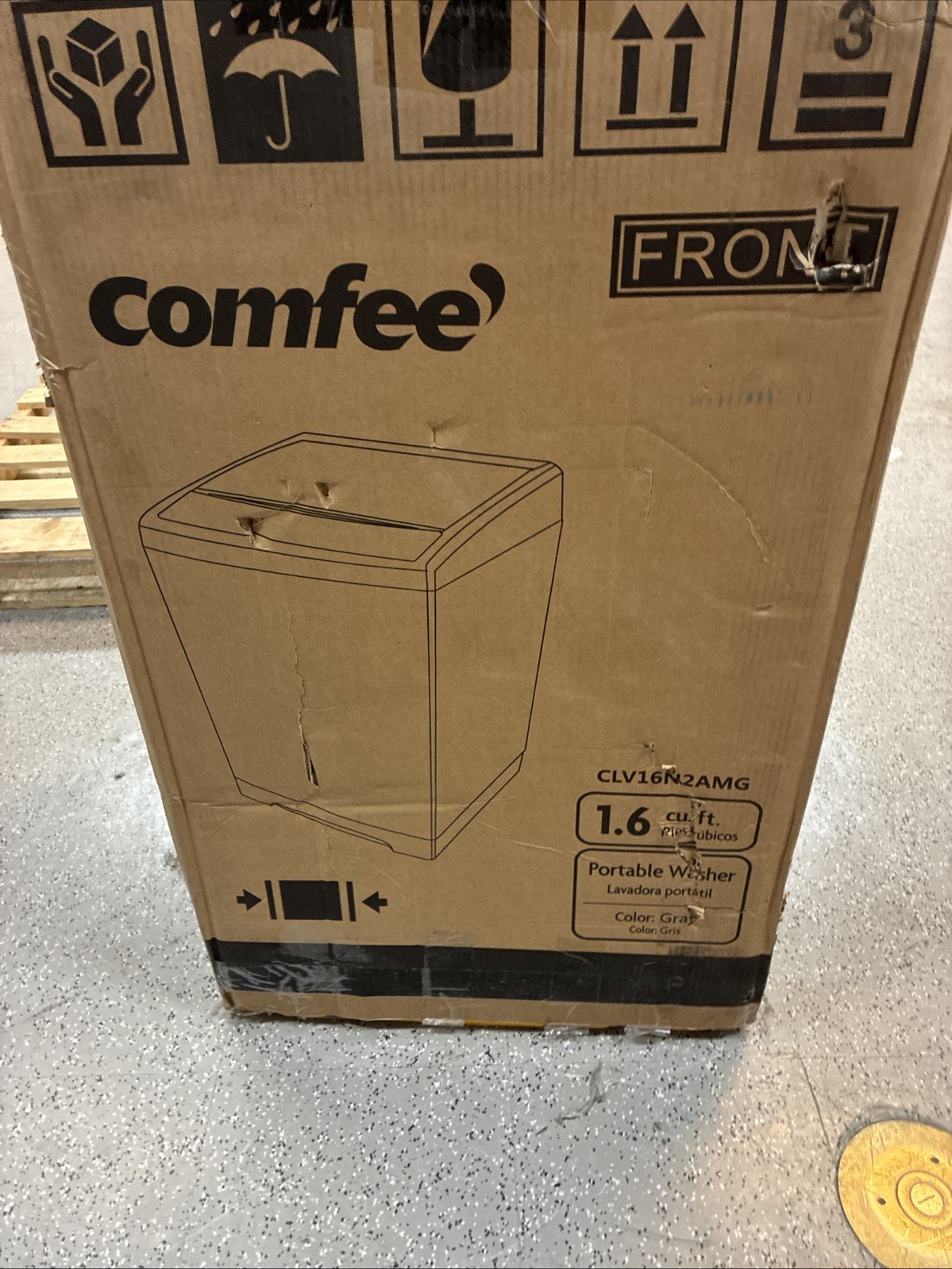 COMFEE’ 1.6 Cu.ft Portable Washing Machine, 11lbs Capacity Fully Automatic Co…