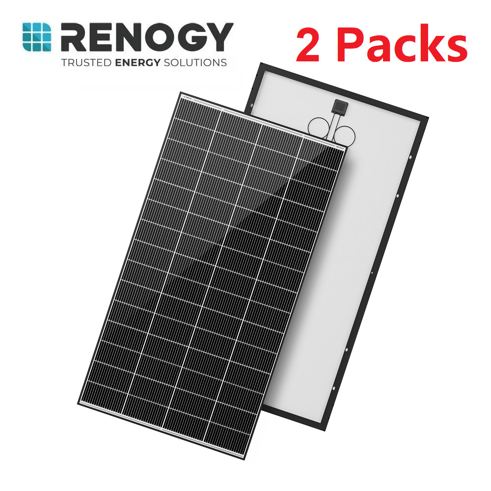 Renogy 2Pcs N-Type 320 Watt Monocrystalline Solar Panel PV Off-Grid Power Module
