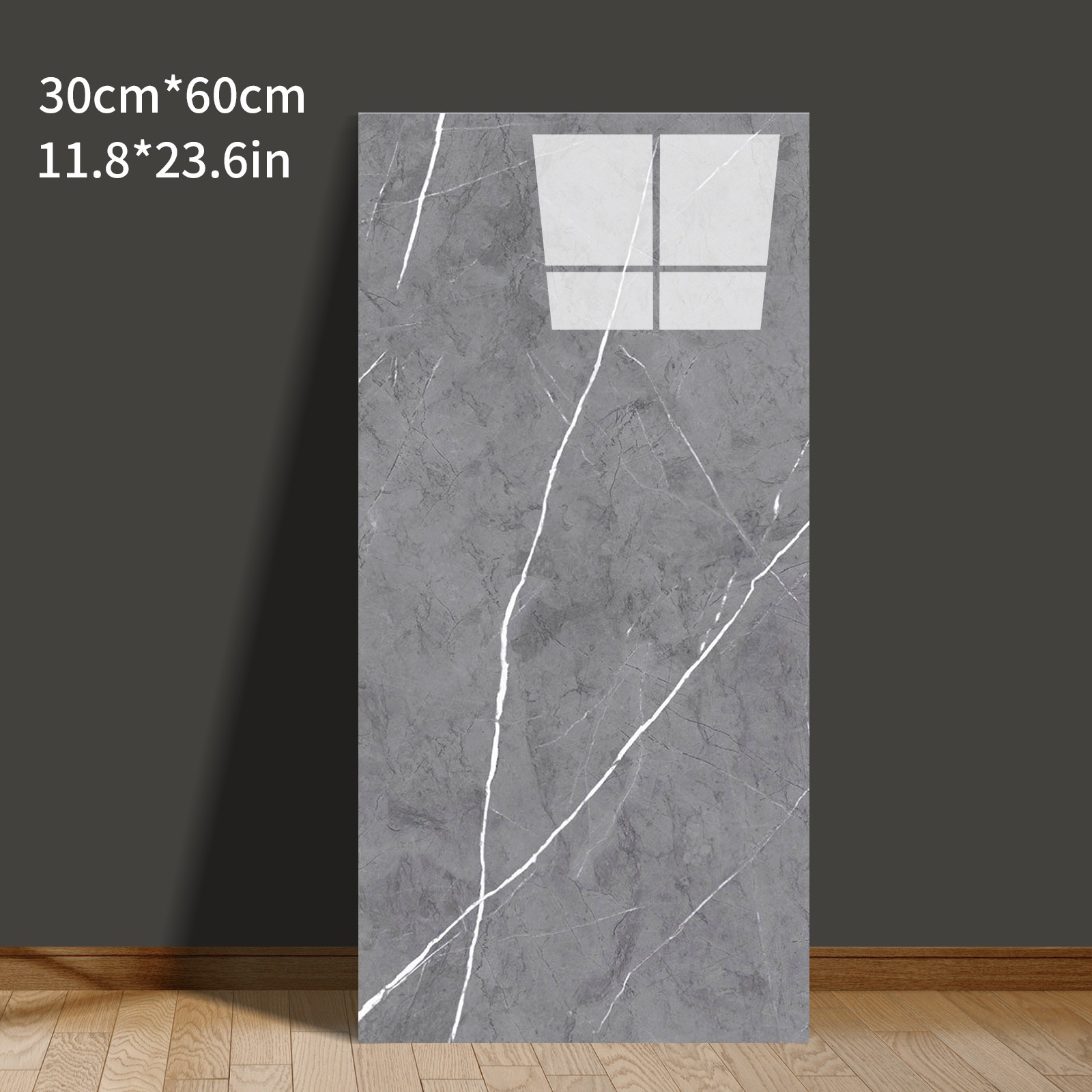 40pcs Marble Peel and Stick Wall Panels,Heat-Resistant Backsplash Tile Sticker