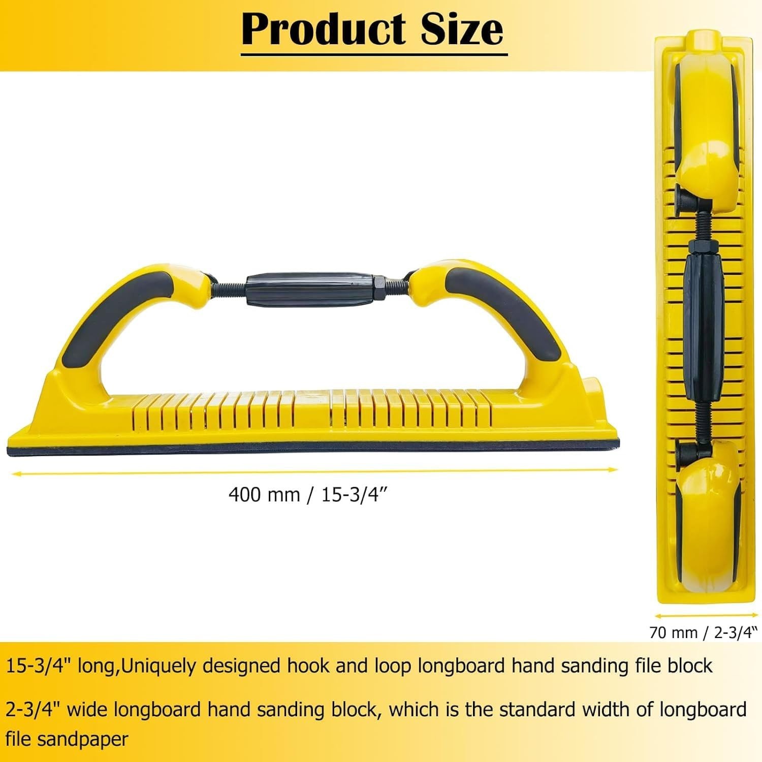 Sanding Block Hand Sander Woodworking Auto Paint Removal Flexible Sanding File