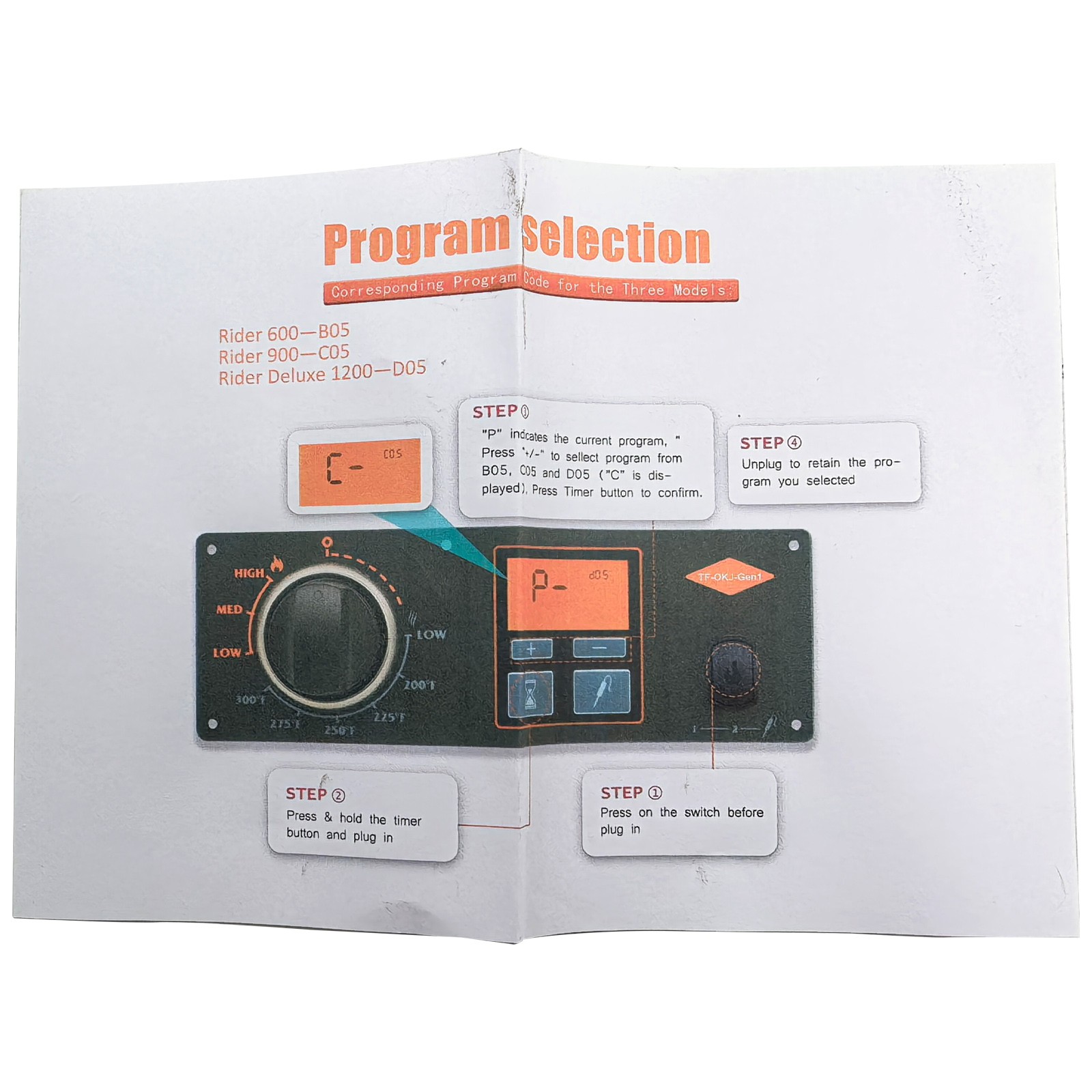 Upgraded Controller Kit for Oklahoma Joe’s Rider 600/900 Pellet Grill