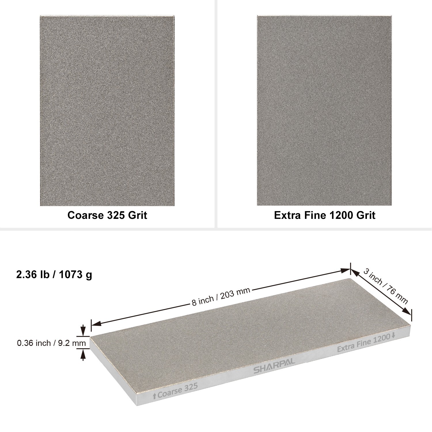 Doublesided Diamond Sharpening Stone Whetstone Knife Sharpener with Storage Base