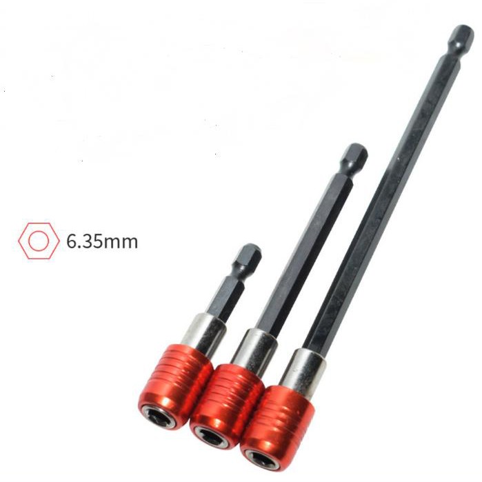 6pc Quick Release Magnetic 1/4 Hex Shank Screwdriver Extension Holder Drill Bit