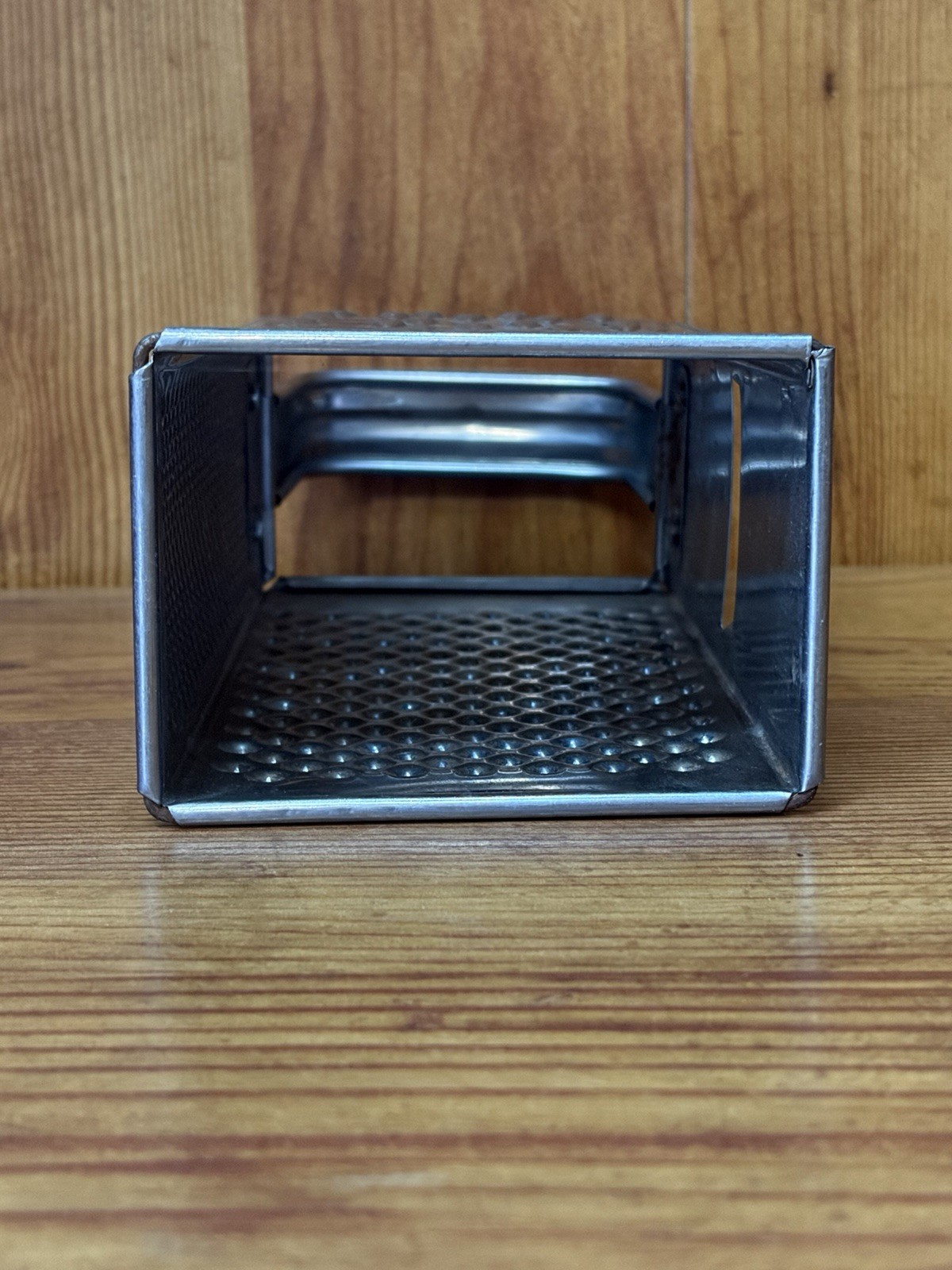 Stainless Steel Box Grater 4-Sided Unbranded Made In USA Good Condition