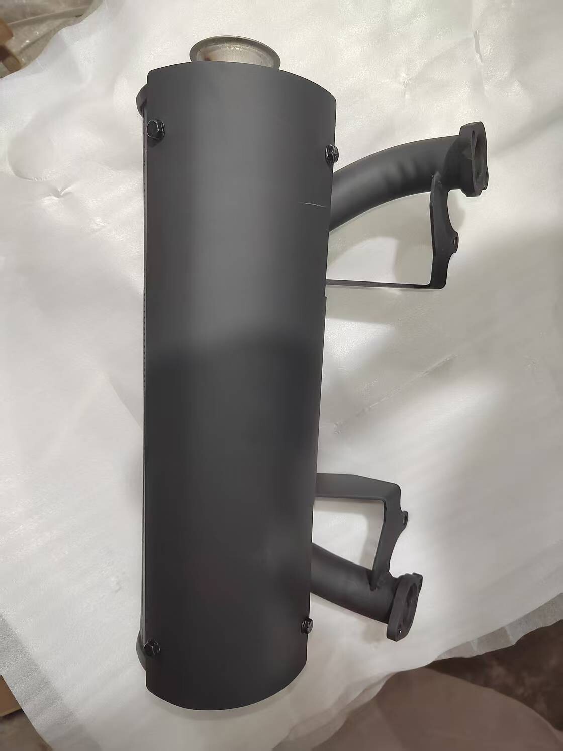 Muffler Compatible with Briggs & Stratton BS 29-35HP Exhaust Motor Starter Side
