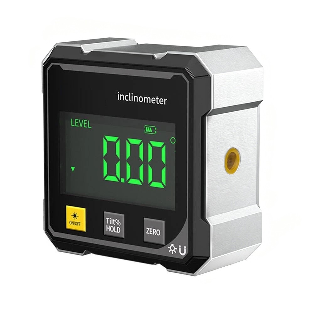 4-Side Magnetic Angle Gauge, Digital Angle Finder with Electronic Laser,Woodwork