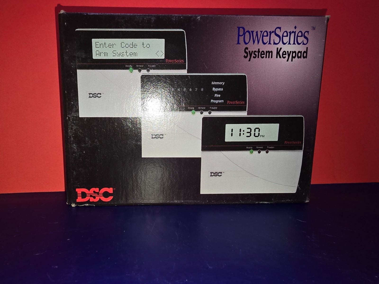 DSC PC5508Z 8 Zone LED Alarm Keypad for PowerSeries RARE & NEW!
