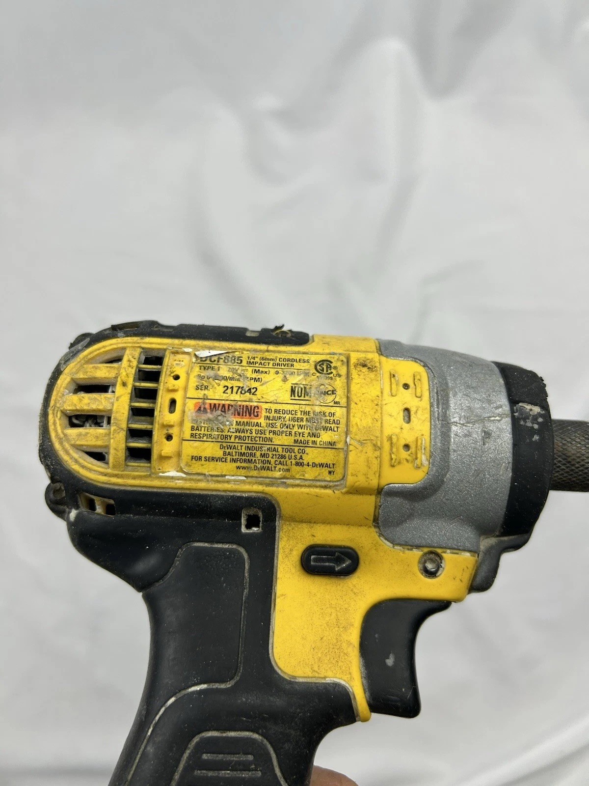 DEWALT DCF885 20-Volt MAX Li-Ion 1/4” Hex Impact Driver Genuine OEM (Tool Only)