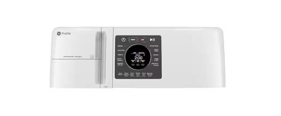 GE Profile 4.6 cu. ft. Smart Electric Washer and Dryer Combo – PFQ83HSHWWW