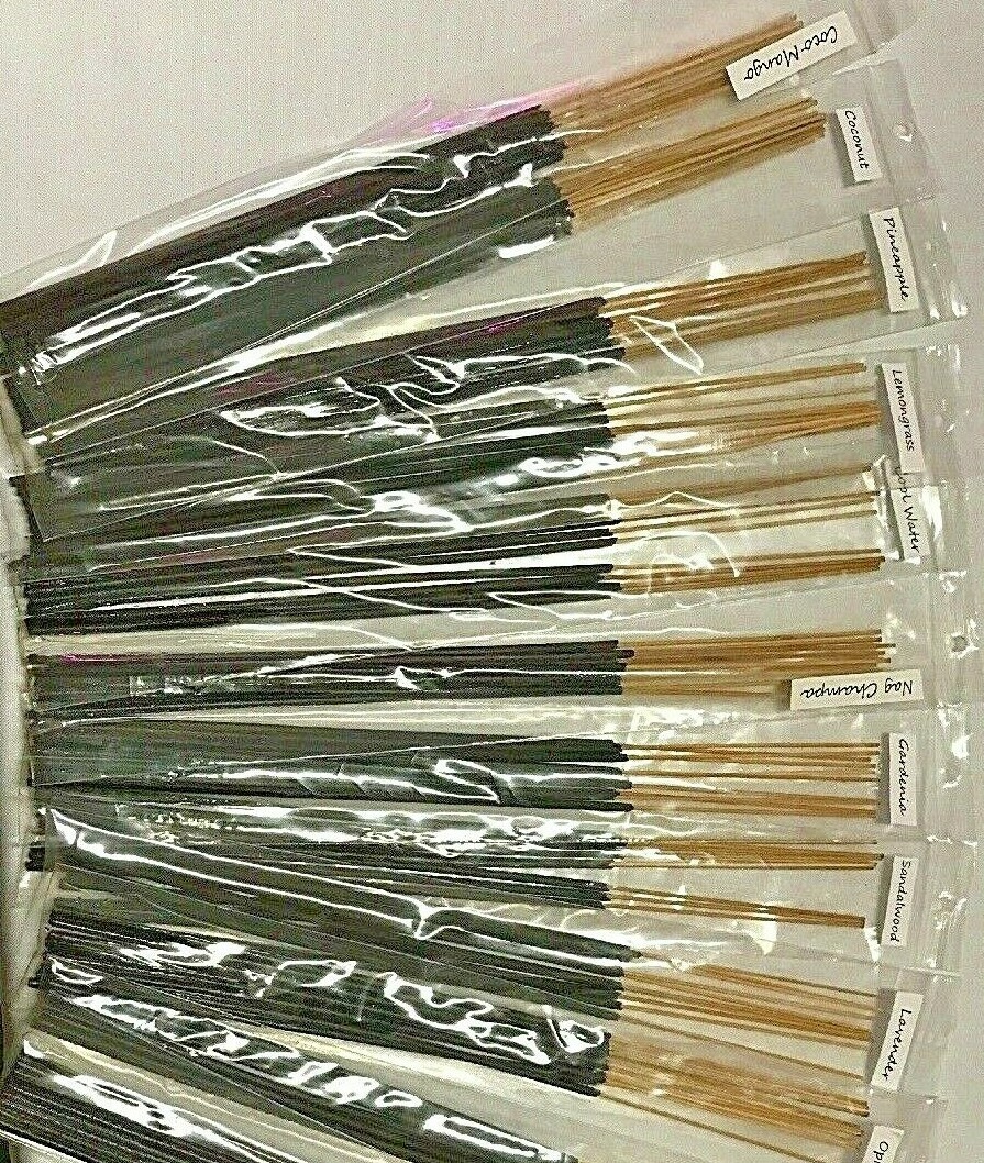 Pack Of 120 Freshly Hand-dipped Incense Sticks with burn- time about 90 minutes