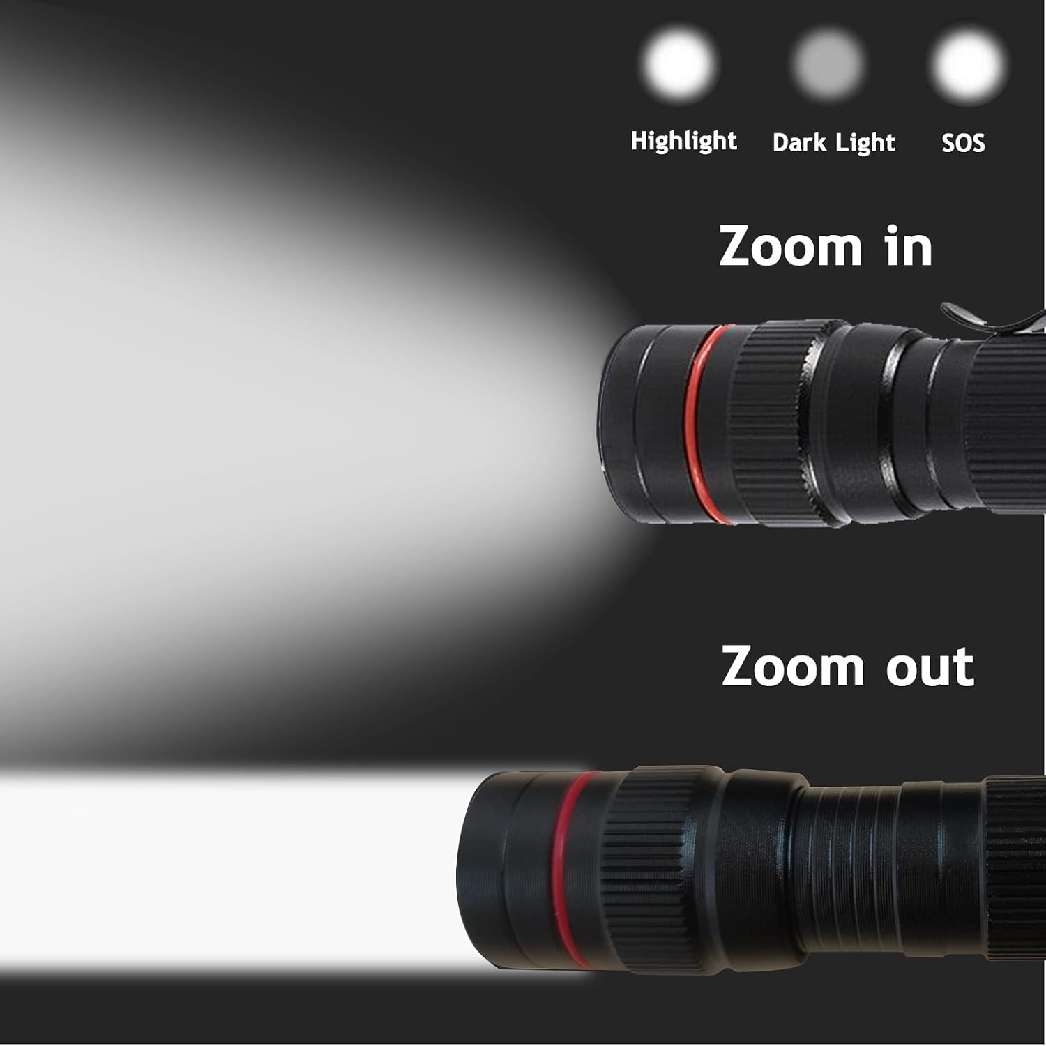 35000000 lumens Small LED Mini Flashlight Pocket Super Bright Torch Rechargeable